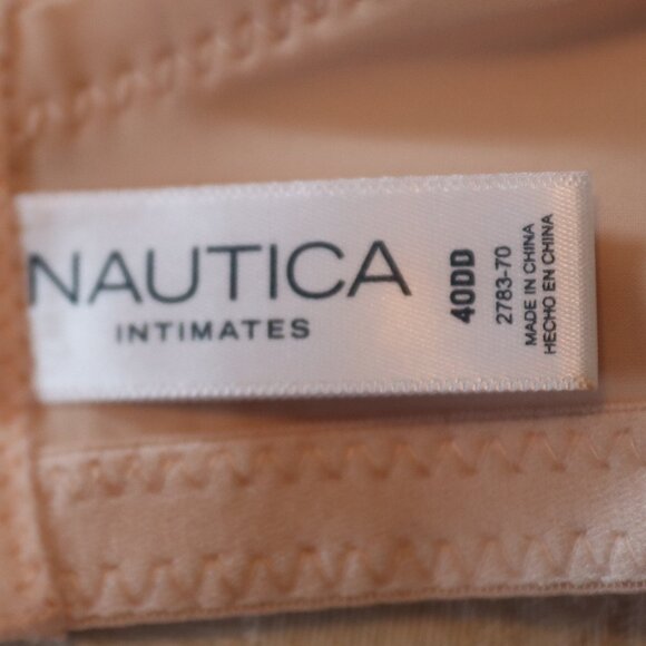 Nautica Intimates 40DD Padded Underwire Full Figure Bra Wide Padded Straps - Picture 2 of 11